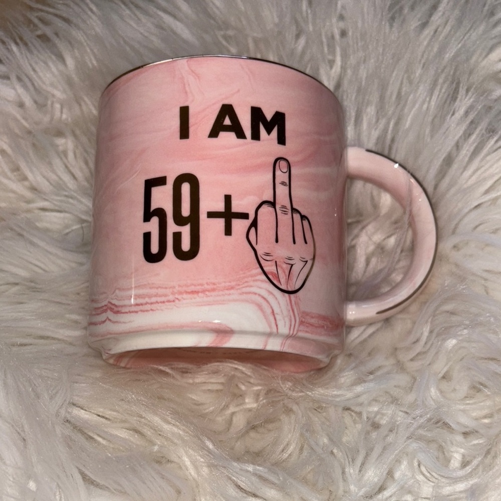 Pink Marble Mug